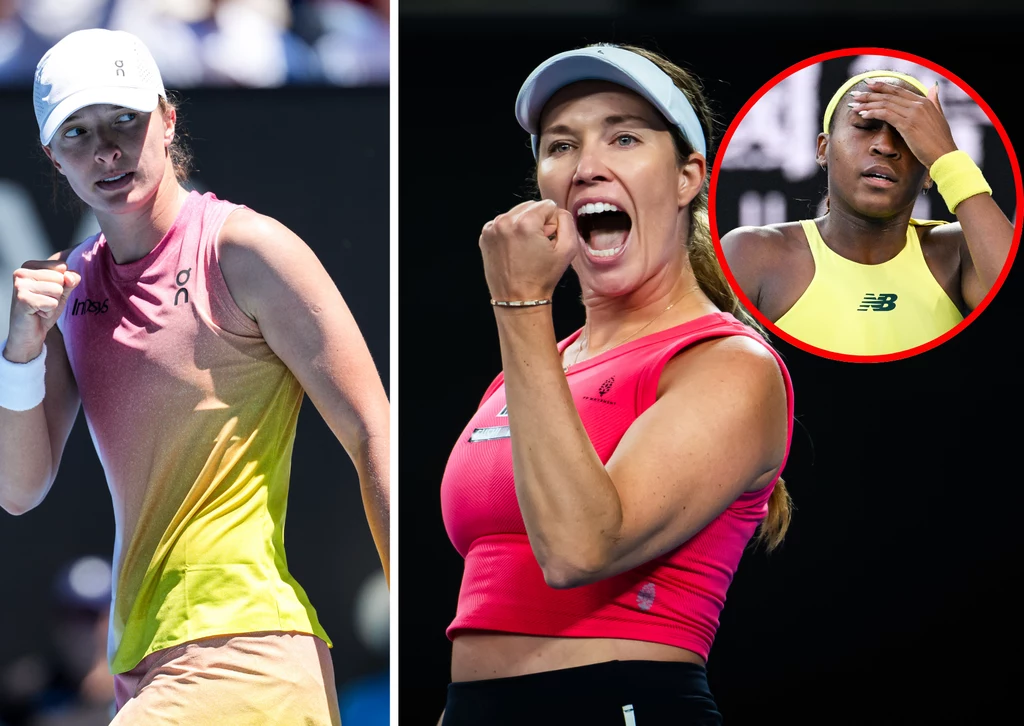 Collins uderzyła w Świątek, do akcji wkroczyła Coco Gauff. Wypaliła bez wahania