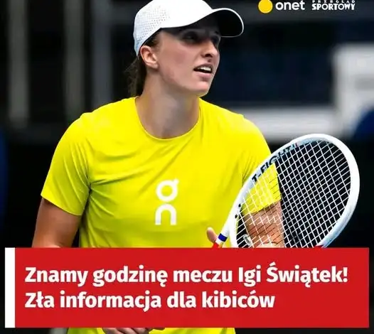 Pilne: Pierwszy mecz Igi Świątek na Australian Open ujawniony – kibice nie będą zadowoleni!