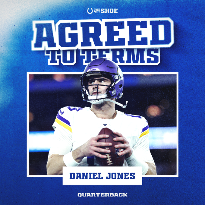 BREAKING! Colts have agreed to terms with QB Daniel Jones – The Indianapolis Colts signed former New York Giants quarterback Daniel Jones to compete with Anthony Richardson for the 2025 NFL season…