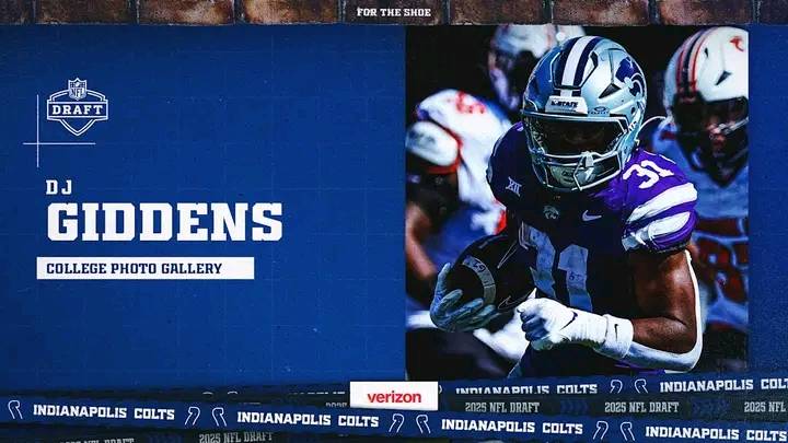 Breaking News – Kansas State Running Back DJ Giddens Selected by Indianapolis Colts in Fifth Round of 2025 NFL Draft…..