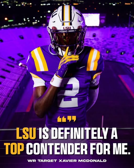 Four-star Morton (Miss.) WR Xavier McDonald came away impressed from his LSU official visit, with the Tigers surging into contention after unveiling a full vision for his future… read more…