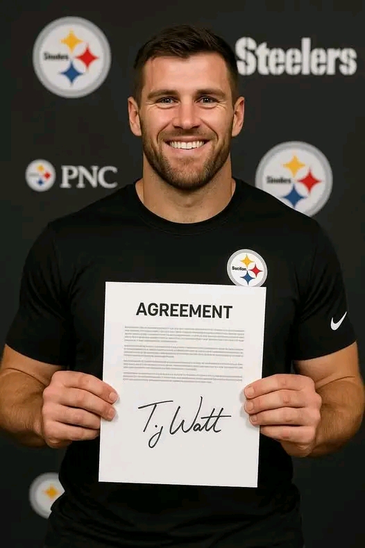 BREAKING NEWS: Pittsburgh Steelers Re-Sign All-Pro Linebacker T.J. Watt to Four-Year Contract Extension — The Heart of the Defense Stays in Black and Gold