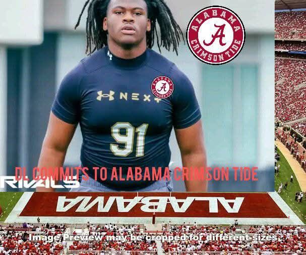 FORMIDABLE LINEUP: Alabama Crimson Tide Lands 6’4”, 285-Pound Defensive Monster in Shocking Commitment Twist