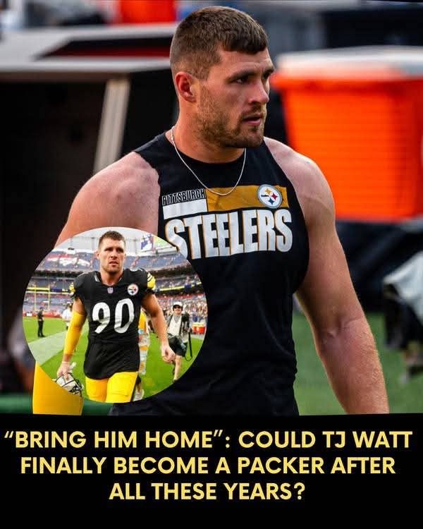 They passed on him once—and fans never forgot. Now, TJ Watt might finally come home to Green Bay. With cryptic posts, trade whispers, and fan frenzy building, could the Packers right their biggest draft-day wrong? The emotional twist behind this possible deal will leave you stunned