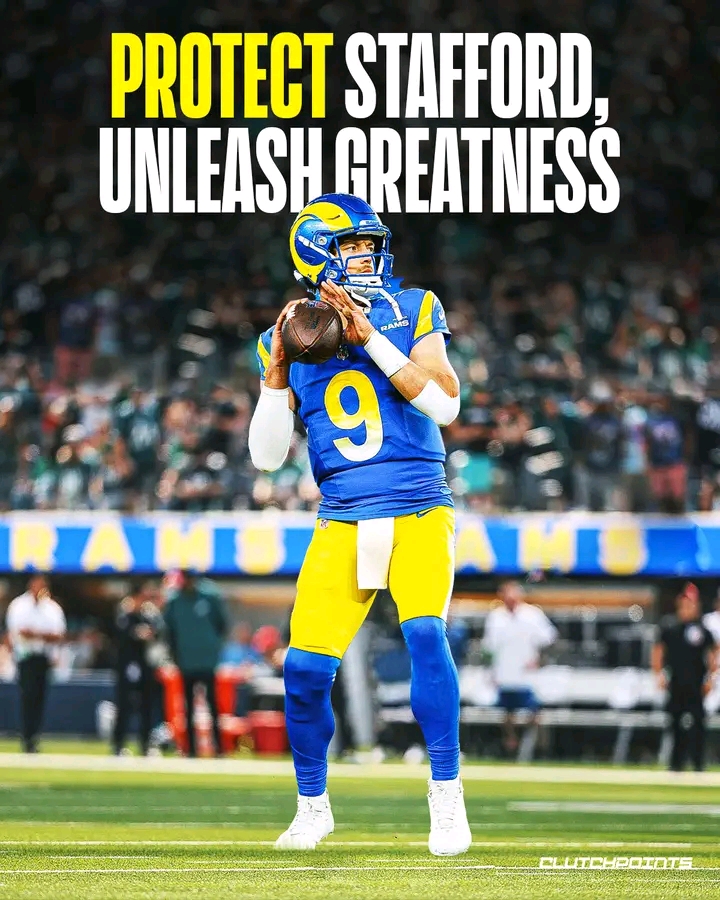 BREAKINGS: Matthew Stafford nearly led the Rams to the NFC Championship last year, but under the surface, it wasn’t one of his best seasons.