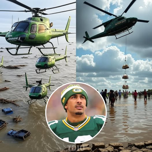 BREAKING NEWS: Packers QB Jordan Love’s Noble Act Stuns Nation — Personally Flies Nearly 2 Tons of Food to Texas Flood Victims, Bringing Millions to Tears…