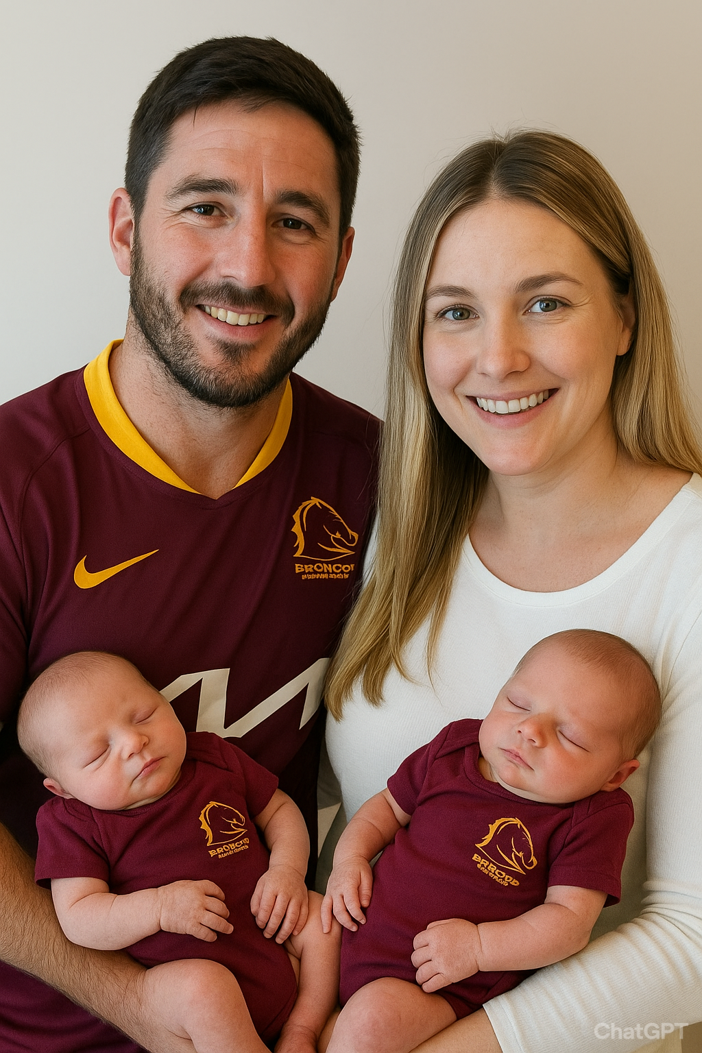 CONGRATULATIONS: Brisbane Broncos player Ben Hunt and Wife Joyfully Announced Birth of Twins…see more