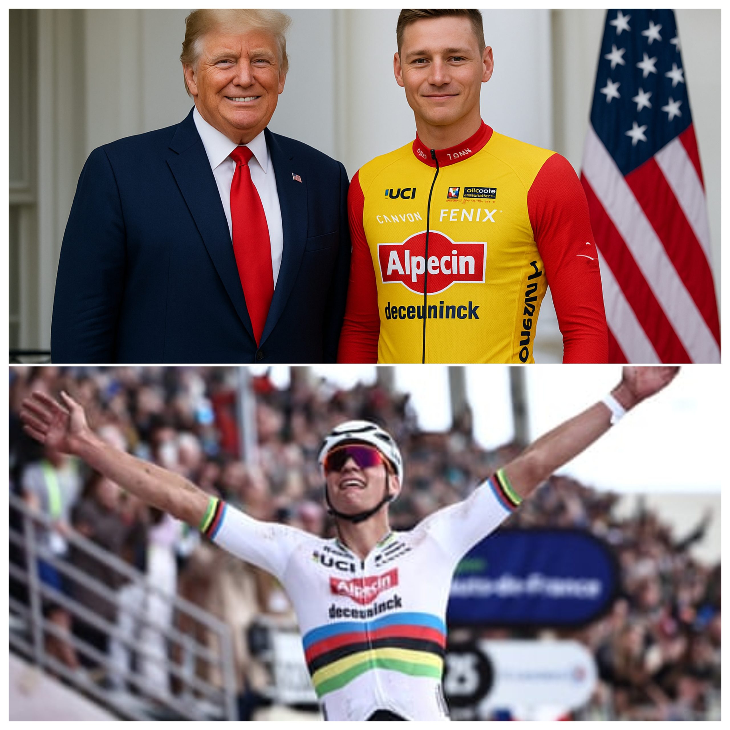 𝙂𝙊𝙊𝘿 𝙉𝙀𝙒𝙎 ,𝙈𝙔 𝙂𝙍𝙀𝘼𝙏𝙀𝙎𝙏 𝘿𝙍𝙀𝘼𝙈𝙎 𝘾𝙊𝙈𝙀𝙎 𝙏𝙍𝙐𝙀: President Trump nodigt wielerkampioen Mathieu van der Poel uit om een wereldwijd wielerproject in de VS te lancerenPresident Trump nodigt wielerkampioen Mathieu van der Poel uit om een wereldwijd wielerproject in de VS te lanceren.