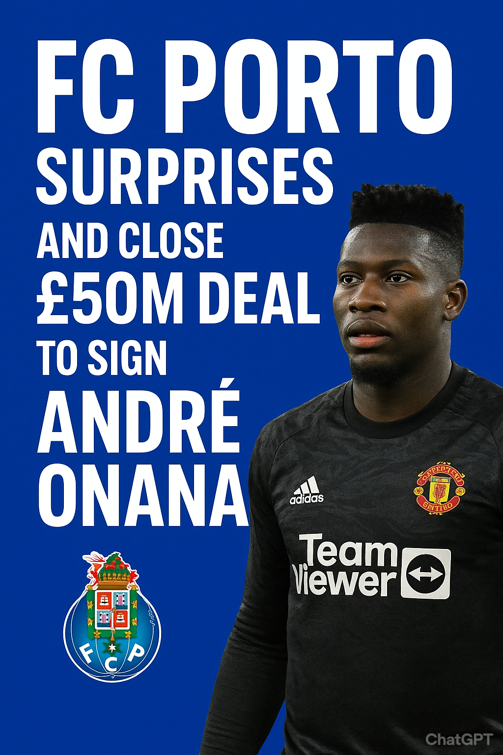 CONFIRMADO : O FC Porto tomou uma decisão repentina com uma oferta enorme de £50 milhões pelo guarda-redes do Man United… veja