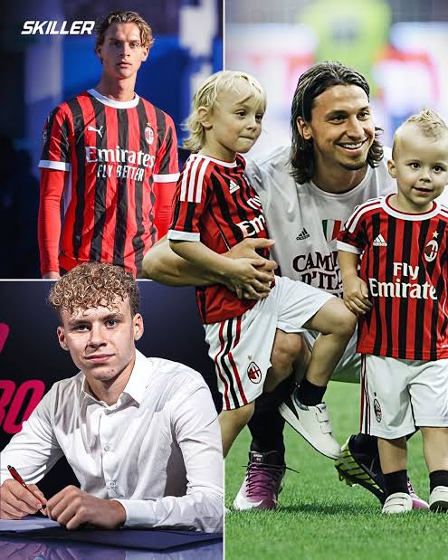 Ajax sign Zlatan Ibrahimović’s son, Maximillian, from AC Milan…see more