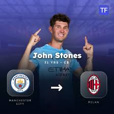 AC Milan has won the race against Bayern Munich to sign 31-year-old Manchester City  John Stones…see more